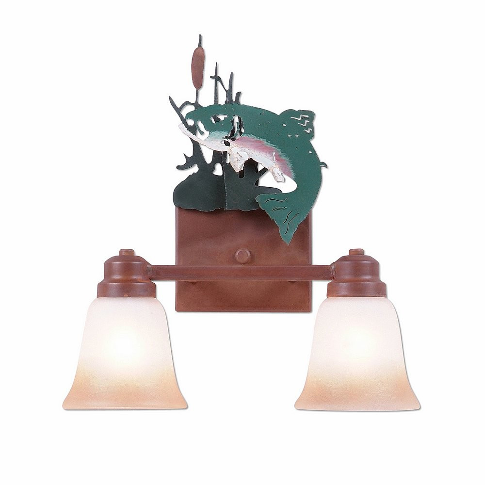 Avalanche Ranch Parkshire-Trout Bath Vanity Light