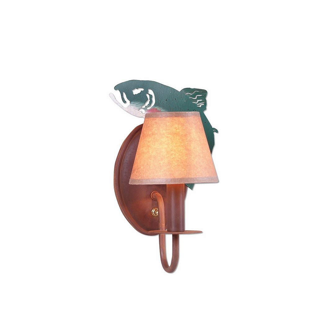 Avalanche Ranch Diablo-Trout Wall Sconce