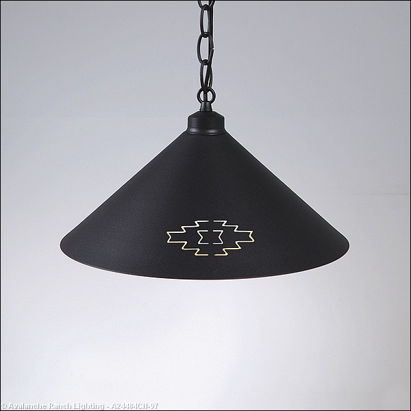 Avalanche Ranch Canyon Iron Pendant