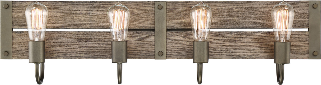 Winchester Four Light Vanity in Bronze