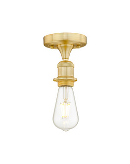 Edison One Light Semi-Flush Mount in Matte Black (405|616-1F-BK)