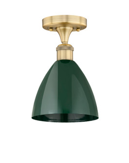 Edison One Light Semi-Flush Mount in Brushed Brass (405|616-1F-BB-MBD-75-GR)