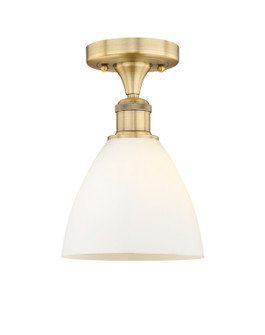 Edison One Light Semi-Flush Mount in Brushed Brass (405|616-1F-BB-GBD-751)
