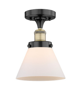 Edison One Light Semi-Flush Mount in Black Antique Brass (405|616-1F-BAB-G41)