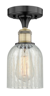 Edison One Light Semi-Flush Mount in Black Antique Brass (405|616-1F-BAB-G2511)