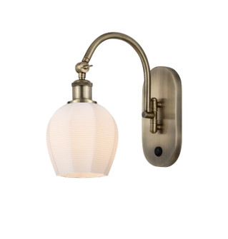 Ballston One Light Wall Sconce in Antique Brass (405|518-1W-AB-G461-6)