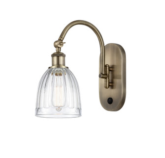 Ballston LED Swing Arm in Antique Brass (405|518-1W-AB-G442-LED)