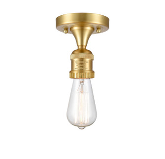 Franklin Restoration One Light Semi-Flush Mount in Satin Gold (405|517-1C-SG)