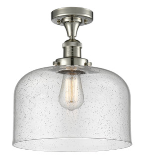 Franklin Restoration One Light Semi-Flush Mount in Brushed Satin Nickel (405|517-1CH-SN-G713-L)