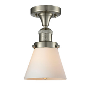 Franklin Restoration One Light Semi-Flush Mount in Brushed Satin Nickel (405|517-1CH-SN-G61)