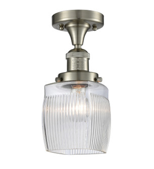 Franklin Restoration One Light Semi-Flush Mount in Brushed Satin Nickel (405|517-1CH-SN-G302)
