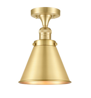 Franklin Restoration LED Semi-Flush Mount in Satin Gold (405|517-1CH-SG-M13-SG-LED)