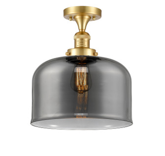 Franklin Restoration One Light Semi-Flush Mount in Satin Gold (405|517-1CH-SG-G73-L)