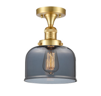 Franklin Restoration One Light Semi-Flush Mount in Satin Gold (405|517-1CH-SG-G73)