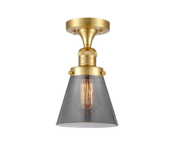 Franklin Restoration LED Semi-Flush Mount in Satin Gold (405|517-1CH-SG-G63-LED)