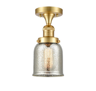 Franklin Restoration One Light Semi-Flush Mount in Satin Gold (405|517-1CH-SG-G58)