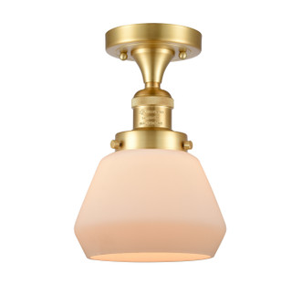Franklin Restoration LED Semi-Flush Mount in Satin Gold (405|517-1CH-SG-G171-LED)