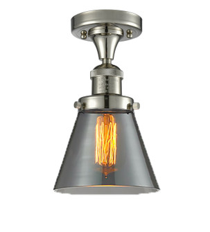 Franklin Restoration One Light Semi-Flush Mount in Polished Nickel (405|517-1CH-PN-G63)