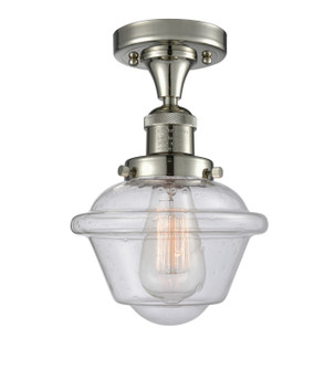 Franklin Restoration One Light Semi-Flush Mount in Polished Nickel (405|517-1CH-PN-G534)