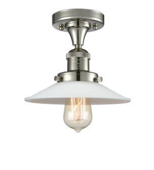 Franklin Restoration LED Semi-Flush Mount in Polished Nickel (405|517-1CH-PN-G1-LED)