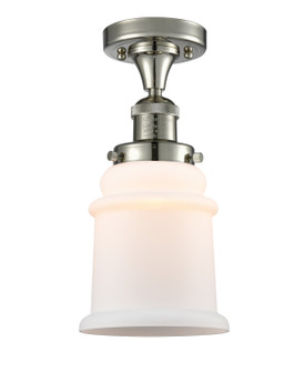 Franklin Restoration One Light Semi-Flush Mount in Polished Nickel (405|517-1CH-PN-G181)