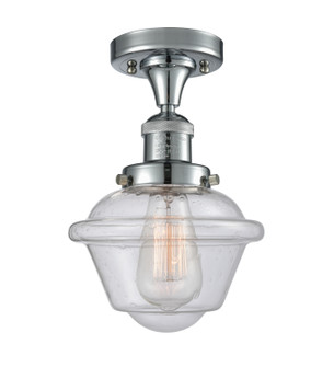 Franklin Restoration One Light Semi-Flush Mount in Polished Chrome (405|517-1CH-PC-G534)