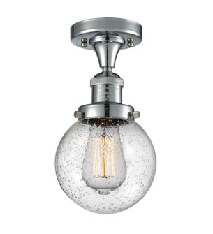 Franklin Restoration LED Semi-Flush Mount in Polished Chrome (405|517-1CH-PC-G204-6-LED)