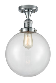 Franklin Restoration LED Semi-Flush Mount in Polished Chrome (405|517-1CH-PC-G202-10-LED)