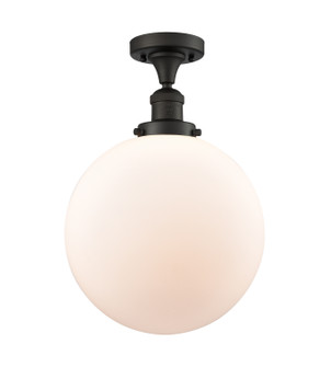 Franklin Restoration LED Semi-Flush Mount in Oil Rubbed Bronze (405|517-1CH-OB-G201-12-LED)