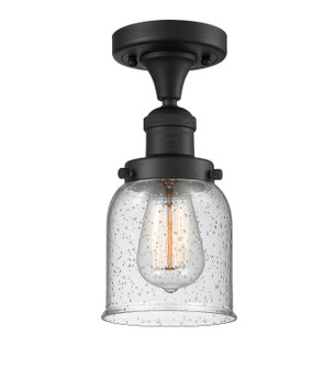 Franklin Restoration LED Semi-Flush Mount in Matte Black (405|517-1CH-BK-G54-LED)