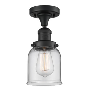 Franklin Restoration One Light Semi-Flush Mount in Matte Black (405|517-1CH-BK-G52)