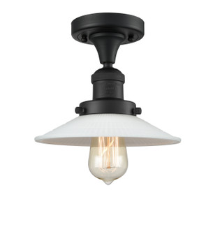 Franklin Restoration LED Semi-Flush Mount in Matte Black (405|517-1CH-BK-G1-LED)