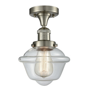 Franklin Restoration LED Semi-Flush Mount in Brushed Brass (405|517-1CH-BB-G531-LED)