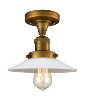 Franklin Restoration LED Semi-Flush Mount in Brushed Brass (405|517-1CH-BB-G1-LED)