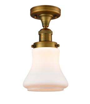 Franklin Restoration One Light Semi-Flush Mount in Brushed Brass (405|517-1CH-BB-G191)