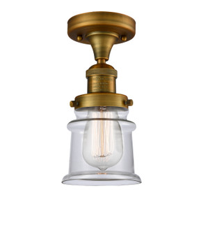 Franklin Restoration LED Semi-Flush Mount in Brushed Brass (405|517-1CH-BB-G182S-LED)