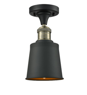Franklin Restoration One Light Semi-Flush Mount in Black Antique Brass (405|517-1CH-BAB-M9-BK)