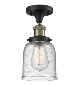 Franklin Restoration One Light Semi-Flush Mount in Black Antique Brass (405|517-1CH-BAB-G54)