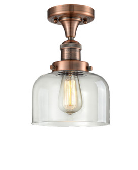 Franklin Restoration One Light Semi-Flush Mount in Antique Copper (405|517-1CH-AC-G72)