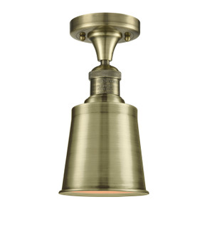 Franklin Restoration One Light Semi-Flush Mount in Antique Brass (405|517-1CH-AB-M9-AB)