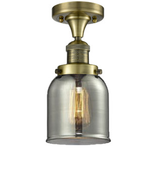 Franklin Restoration One Light Semi-Flush Mount in Antique Brass (405|517-1CH-AB-G53)
