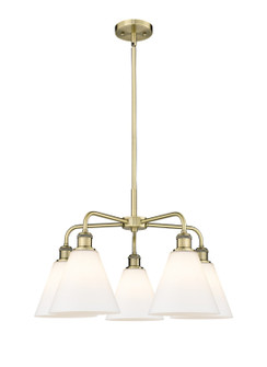 Ballston Five Light Chandelier in Antique Brass (405|516-5CR-AB-GBC-81)