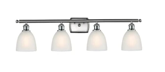 Ballston Four Light Bath Vanity in Brushed Satin Nickel (405|516-4W-SN-G381)