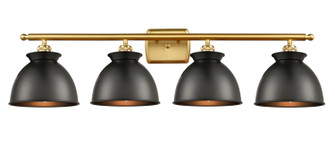 Ballston Four Light Bath Vanity in Satin Gold (405|516-4W-SG-M14-BK)