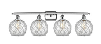 Ballston Four Light Bath Vanity in Polished Chrome (405|516-4W-PC-G122-8RW)