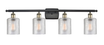 Ballston Four Light Bath Vanity in Black Antique Brass (405|516-4W-BAB-G112)