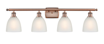 Ballston LED Bath Vanity in Antique Copper (405|516-4W-AC-G381-LED)