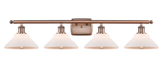 Ballston LED Bath Vanity in Antique Copper (405|516-4W-AC-G131-LED)