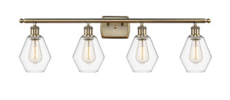 Ballston LED Bath Vanity in Antique Brass (405|516-4W-AB-G652-6-LED)