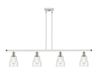 Ballston Four Light Island Pendant in White Polished Chrome (405|516-4I-WPC-G394)